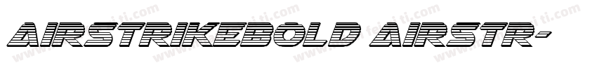 AirstrikeBold Airstr字体转换